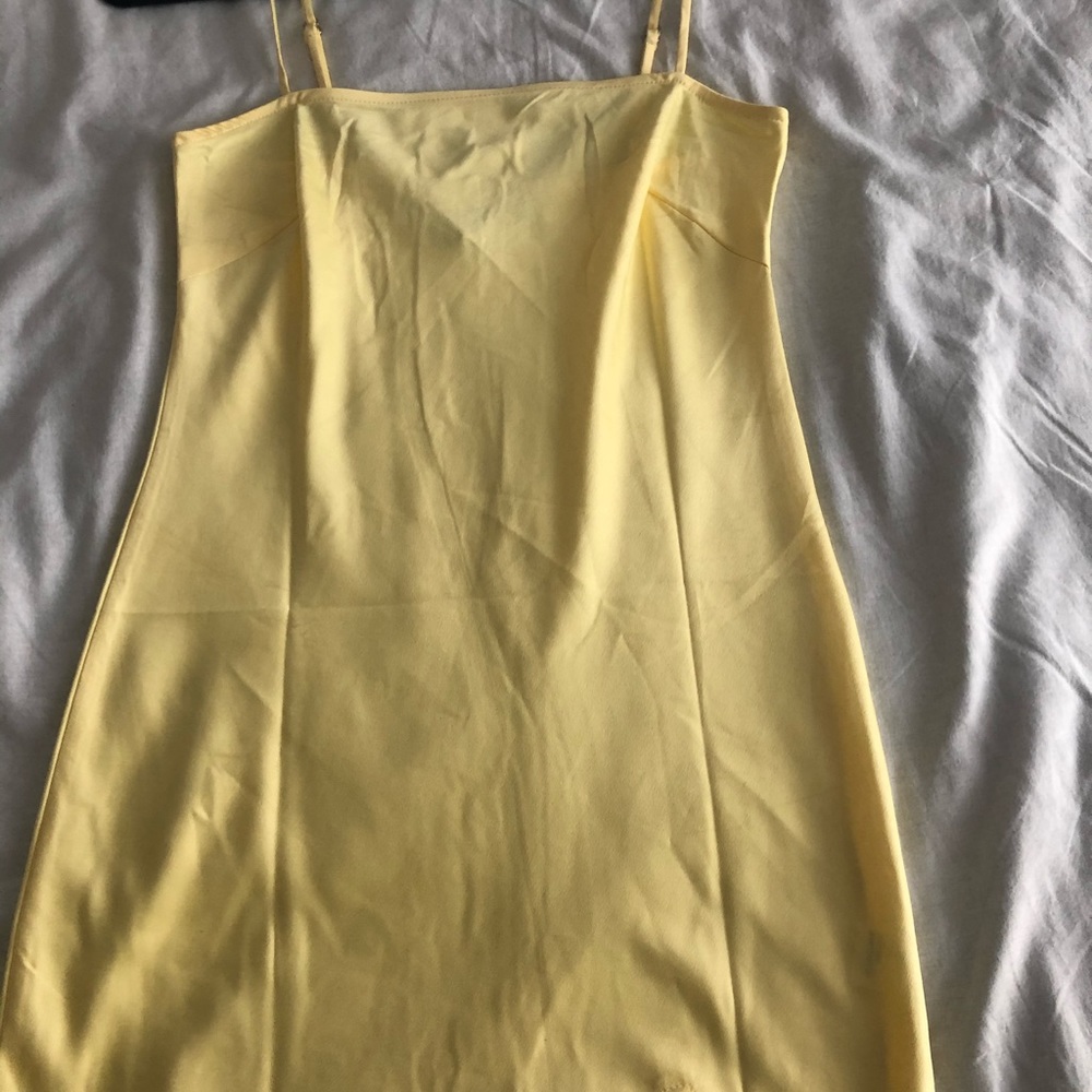 Pastel Yellow Slip Dress💛